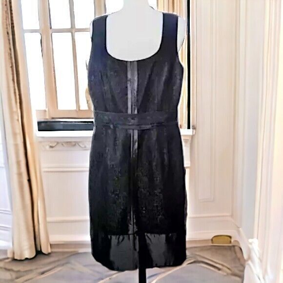 Dolce & Gabbana Black Lace Cocktail Dress Size 14 - Picture 1 of 8